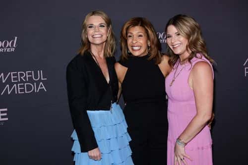 (L-R) Savannah Guthrie, Hoda Kotb and Jenna Bush Hager attend The Hollywood Reporter Most Powerful People In Media Presented By A&E at The Pool on May 17, 2022 in New York City.