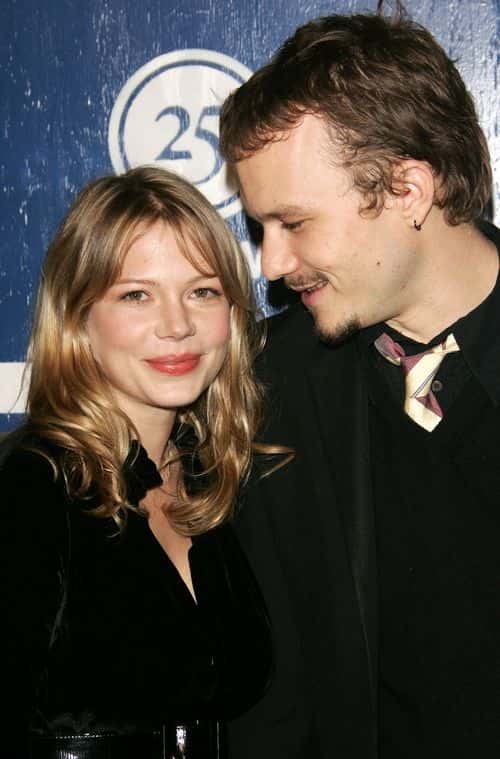 Actor Heath Ledger and his girlfriend actress Michelle Williams attend IFP's (Independent Feature Project) 15th Annual Gotham Awards at Chelsea Piers November 30, 2005 in New York City.
