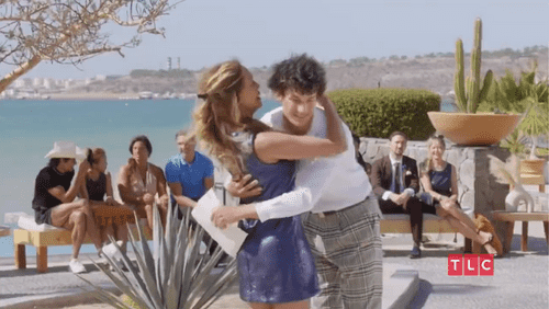 'MILF Manor' star April hugged Joey after rejecting him (TLC)