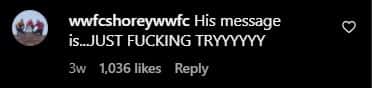A user was shocked by Tate's statement (thecobrabrothers/Instagram)