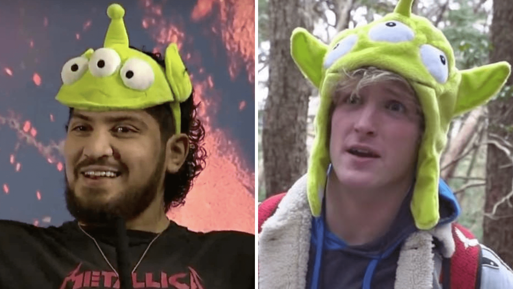 Dillon Danis was spotted wearing a cap similar to the one Logan Paul wore in his infamous Japan video (TheMacLife/Lc4Life/YouTube screengrab)