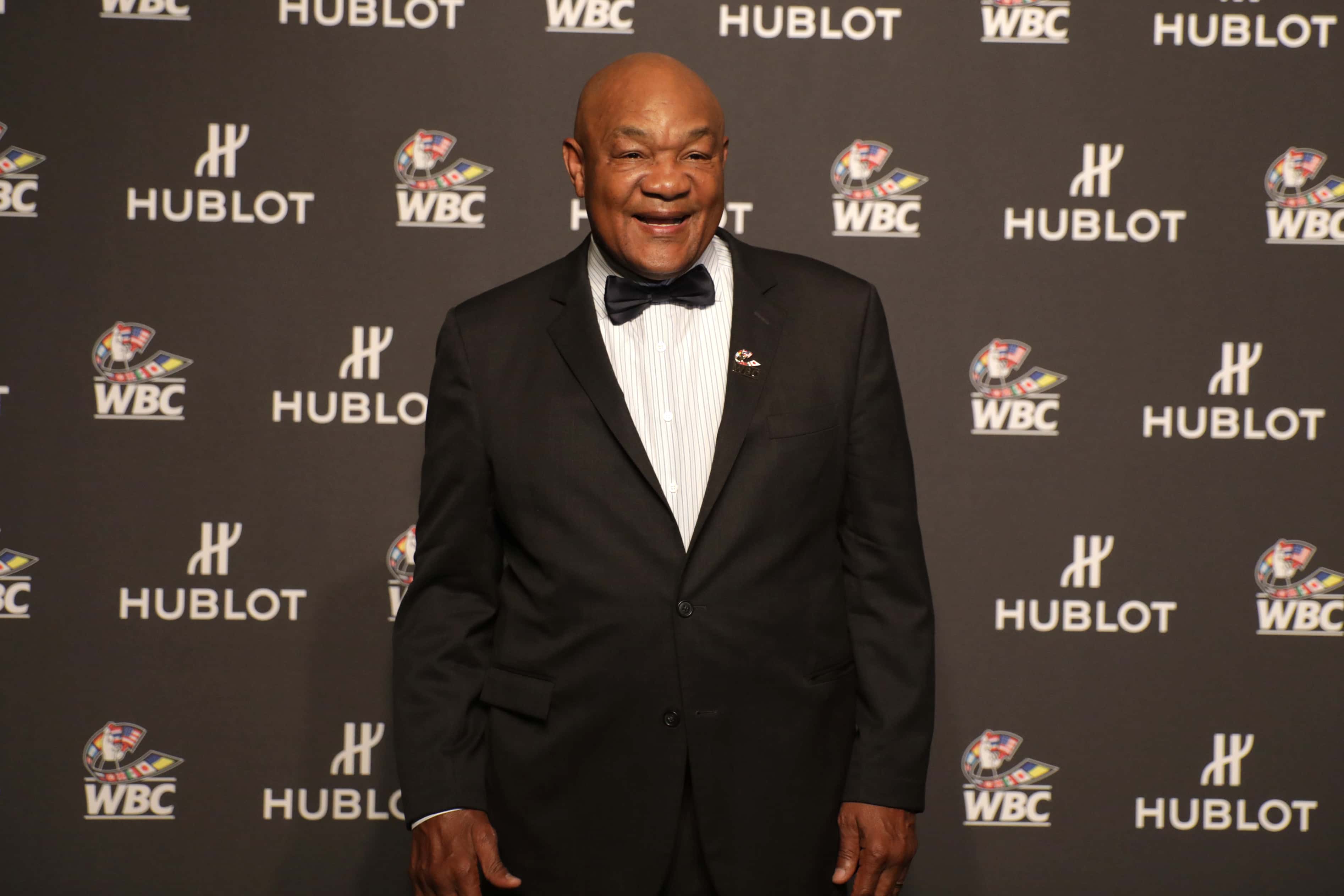 George Foreman attends the Hublot x WBC