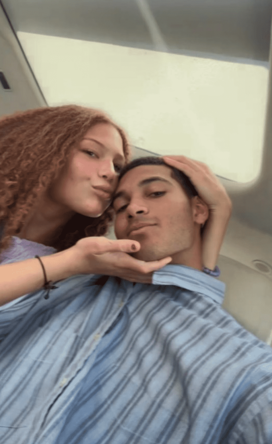 The young model's boyfriend also posted a selection of shots in a TikTok montage (@torbinn/TikTok)