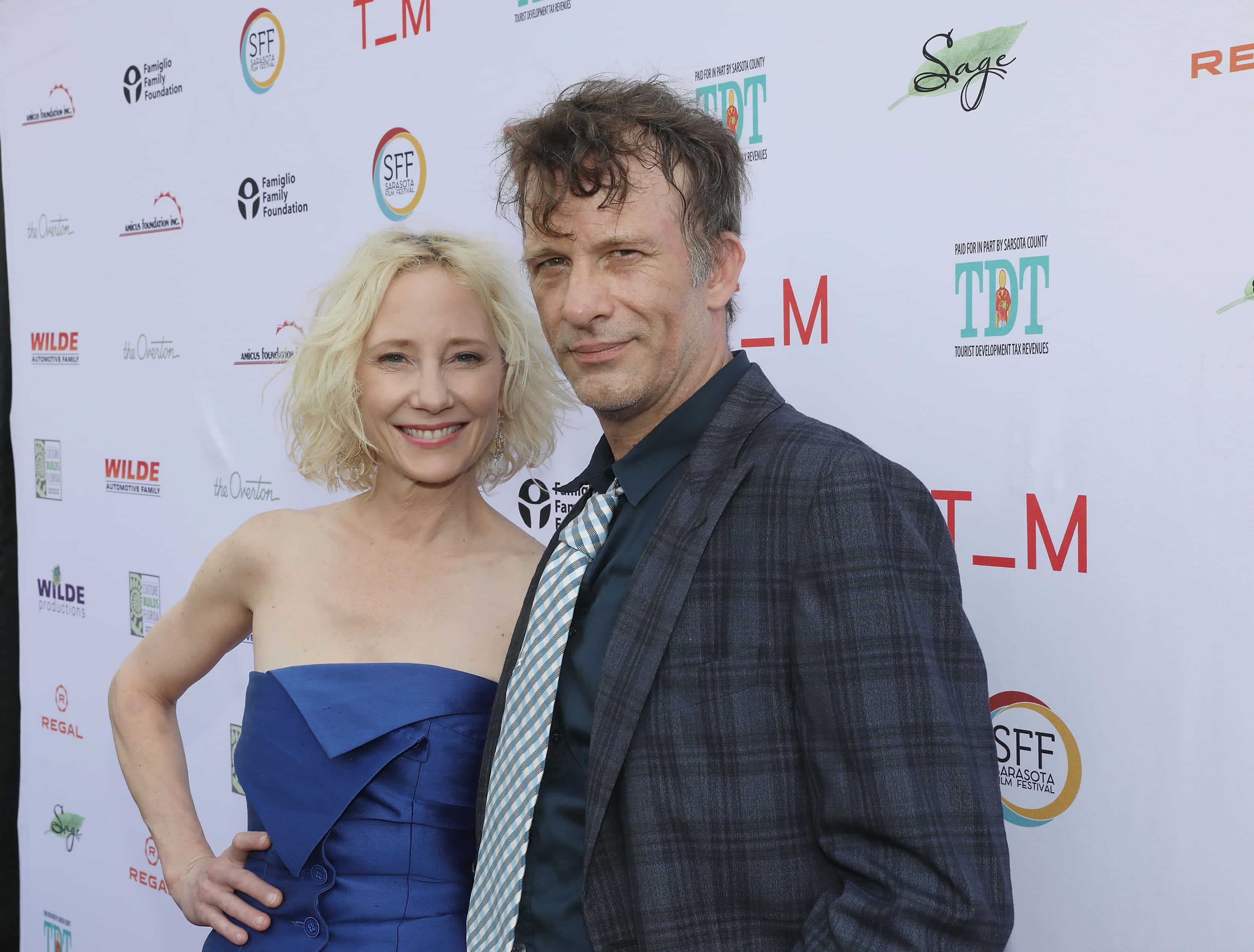 Anne Heche and Thomas Jane attend the 2019 Sarasota Film Festival on April 13, 2019 in Sarasota, Florida.