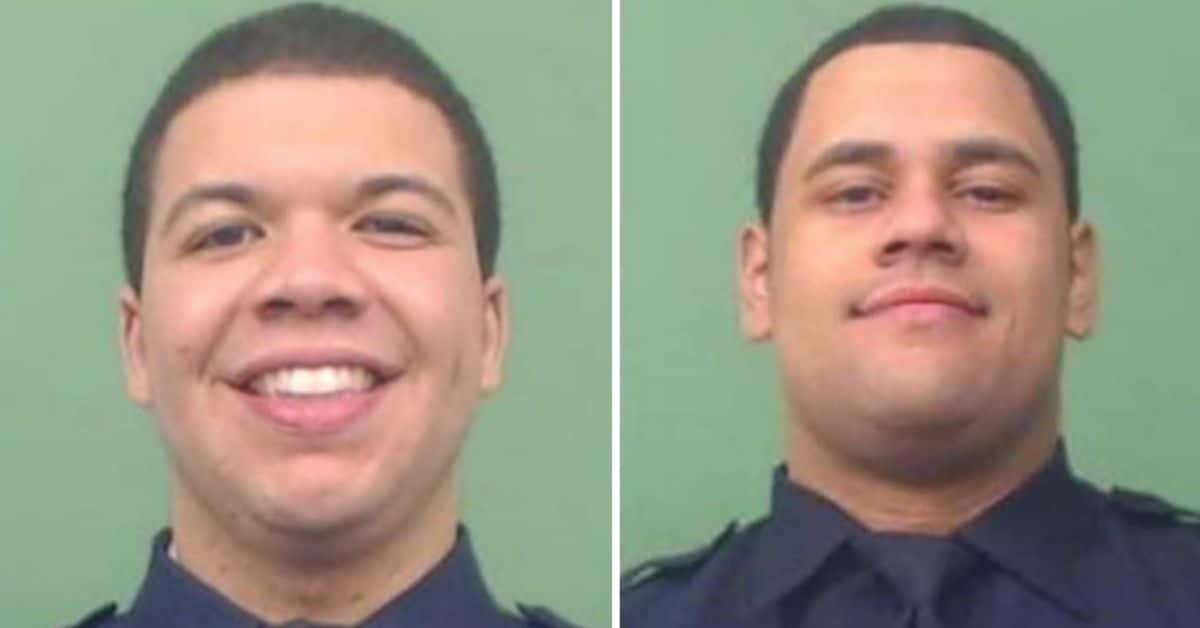 Jason Rivera (L) and Wilbert Mora (R) lost their lives after being shot by a domestic violence suspect in Harlem (ODMP and NYPD)