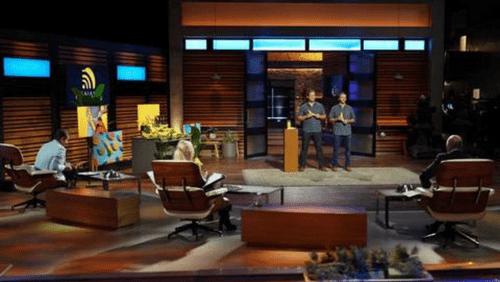 Banana Phone founders Max Brown and Brian Brunsing in 'Shark Tank' Season 14 episode 2 (bananaphone.io)