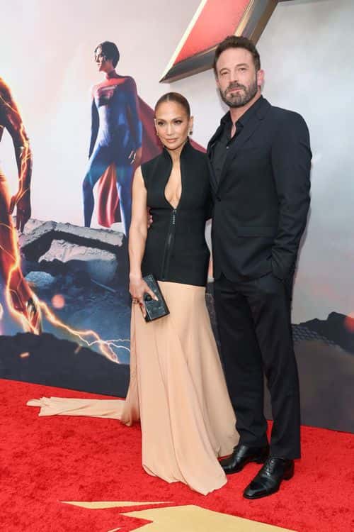 (L-R) Jennifer Lopez and Ben Affleck attend the Los Angeles premiere of Warner Bros. 