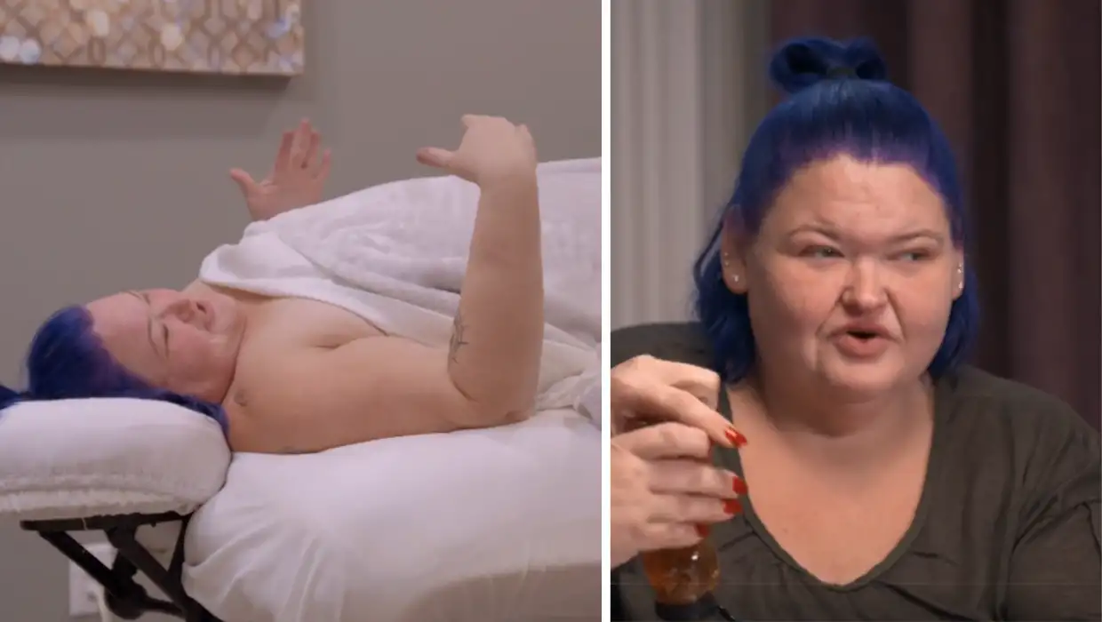 '1000-lb Sisters' star Amy Slaton flaunts her naked self under the sheets (TLC)