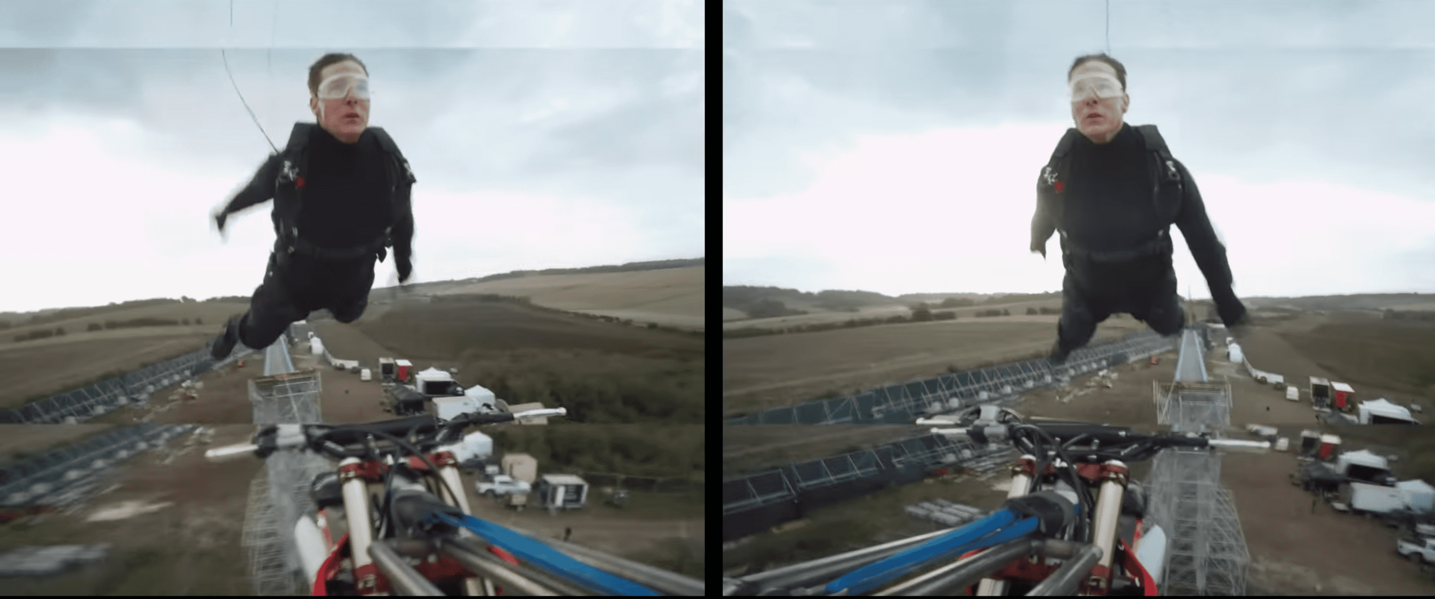 Tom Cruise has performed the biggest stunt in cinematic history for 'Mission Impossible: Dead Reckoning Part 1' (@ParamountPictures/YouTube)