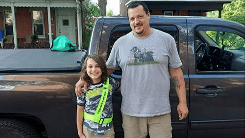 Sammy and his father Sam Green. (Photo: Screengrab from WJHG)