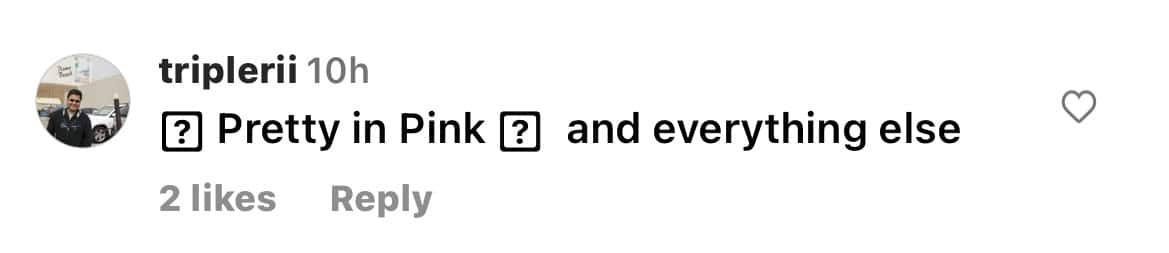 comment section on Paige's recent post (@_paige.renee/Instagram)