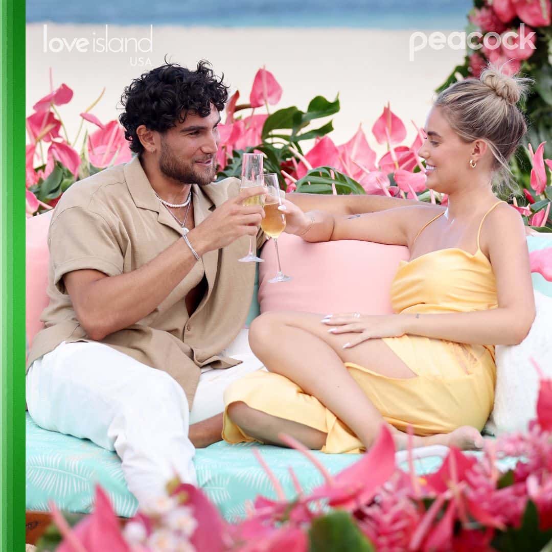 Carmen Kocourek and Kenzo Nudo went on a date in 'Love Island USA' Season 5 finale (Instagram/@loveislandusa)