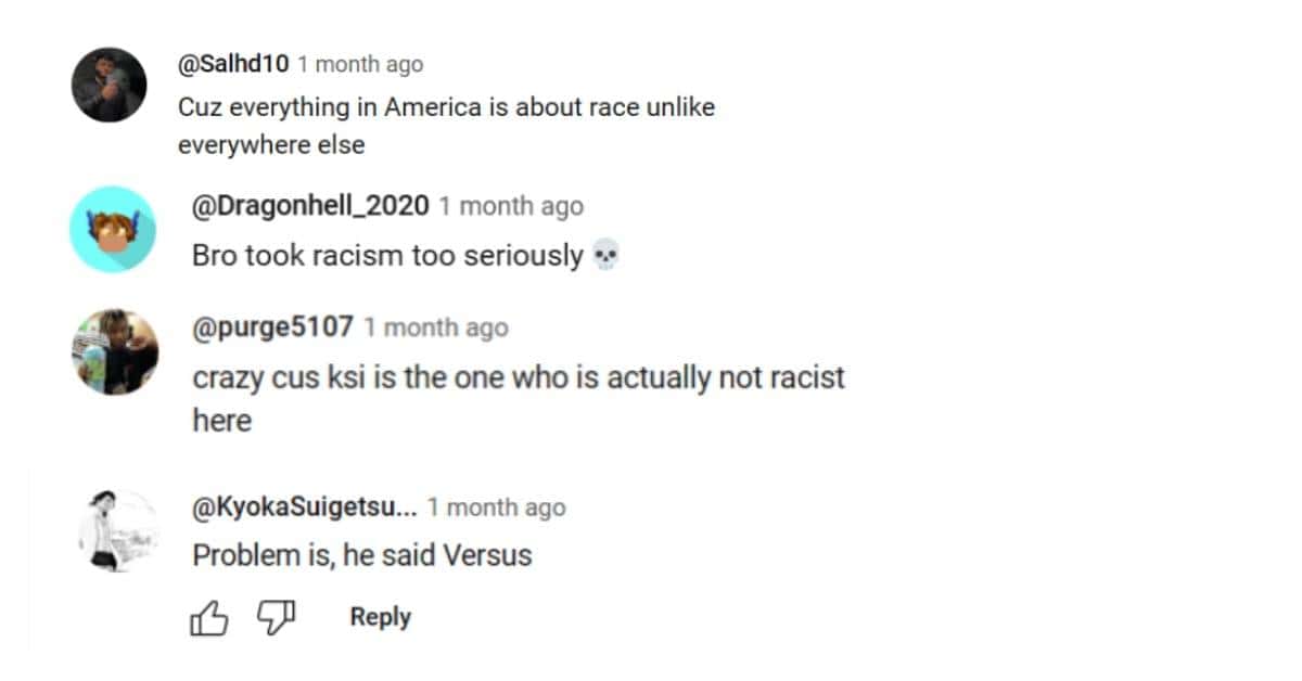 Fans reactions on Kai Cenat's YouTube shorts (Kai Cenat Live/ YouTube)