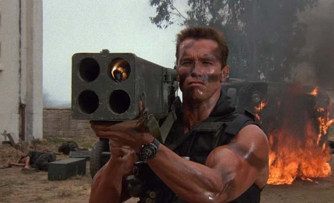 Arnold Schwarzenegger in the 1985 film 'Commando' (IMDb)
