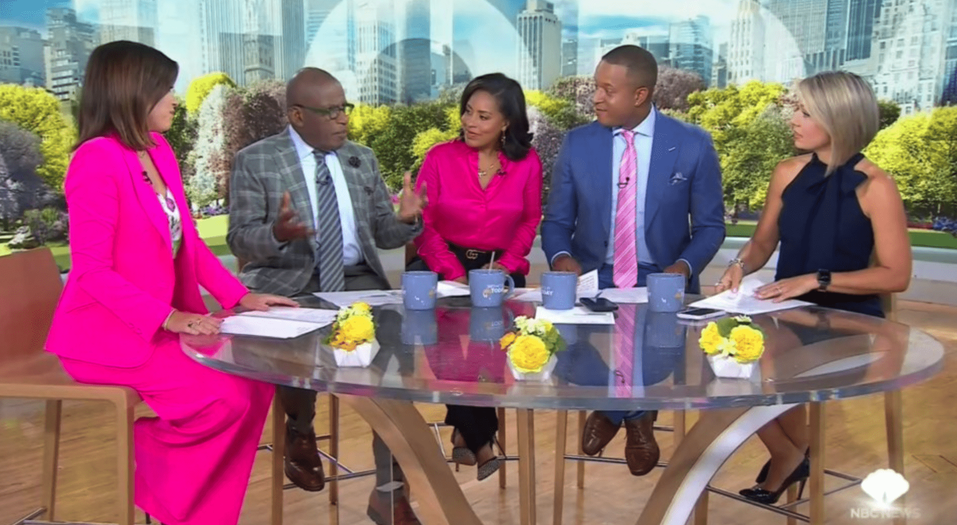 Dylan Dreyer joked that she hoped her notes gave Al Roker a papercut (NBC)