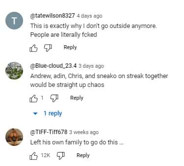 Comments on Adin Ross (@adin live/YouTube)