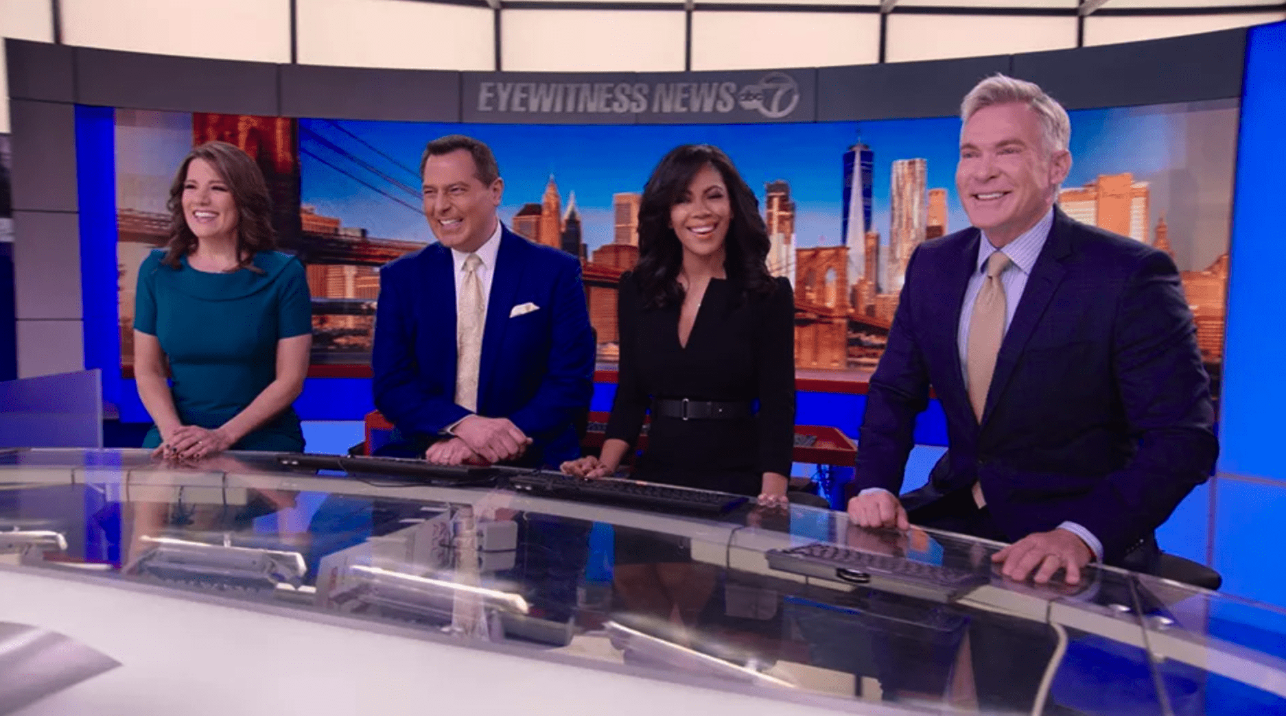 Sam Champion became the new co-host of Eyewitness News Mornings @ 10 am with Mike Marzaa and Shirleen Alcott (WABC)