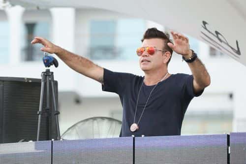 Dj Paul Oakenfold performs during the ME Cabos #10YearsOfMe Anniversary Celebration on September 9, 2017 in Cabo San Lucas, Mexico.