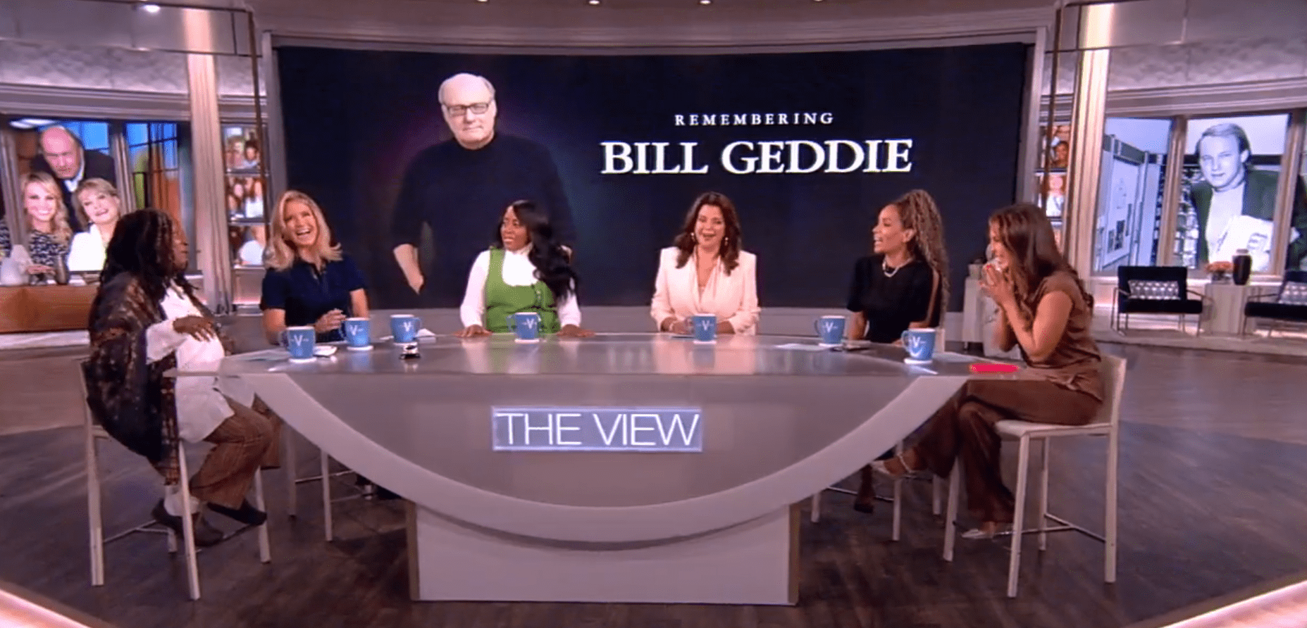 Sherri Shepherd reminisces some of her best moments with Bill Geddie on 'The View' (Twitter/@theview)