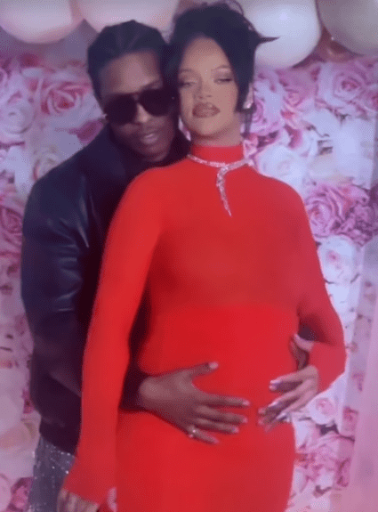 The singer, who has an 11-month-old son with A$AP, continues to push the envelope with her pregnant attire for the date night (rihanna/Instagram)