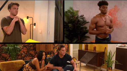 Tom, Marvin, Brett and Xanthi in 'The Circle' Season 5 episode 11 (Netflix)