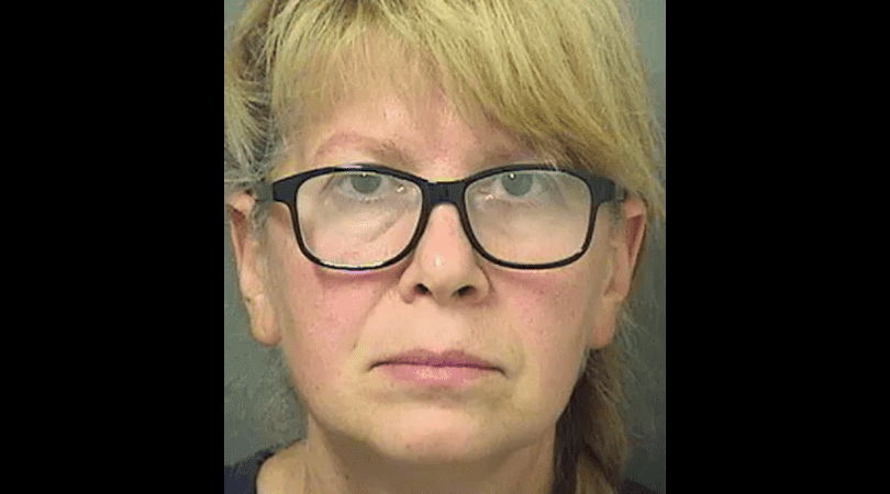 Keen Warren is accused of dressing up like a clown and killing her husband's former ex-wife (Palm Beach County Sheriff's Office)