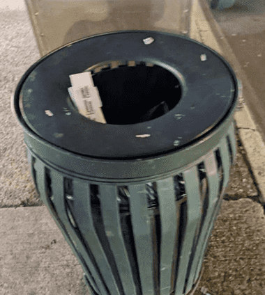 Rex Heuermann's abandoned pizza crust (Suffolk County District Attorney's Office)