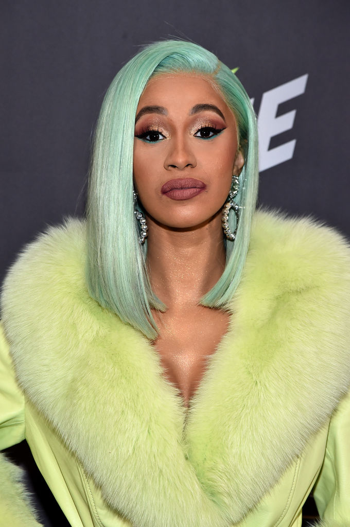 Cardi B is interviewed on the carpet during the Billboard 2018 R&B Hip-Hop Power Players event at Legacy Records on September 27, 2018, in New York City. (Getty Images)