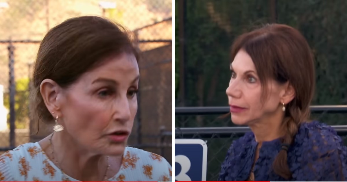 Kathy Swarts and Theresa Nist lock horns in 'The Golden Bachelor' episode 4 (YouTube/bachelornationabc)