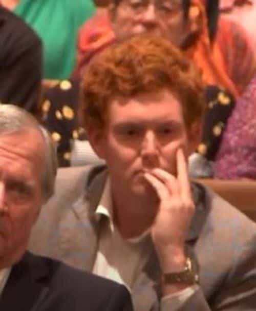 Buster Mudraugh listening to the judgment ( YouTube/ Law and Crime Network)