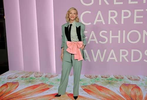 HOLLYWOOD, CALIFORNIA - MARCH 09: Cate Blanchett attends the 2023 Green Carpet Fashion Awards at NeueHouse Hollywood on March 09, 2023 in Hollywood, California. (Photo by Kevin Winter/Getty Images)