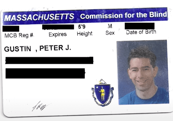 Pete Gustin shared his ID issued by the MCB (Youtube)