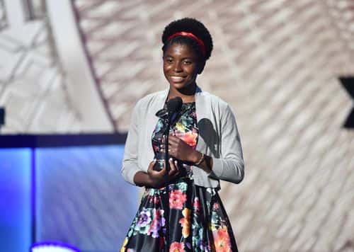Zaila Avant-Garde on stage at the 30th Anniversary&nbsp;Bounce Trumpet Awards at Dolby Theatre on April 23, 2022 in Hollywood, California.