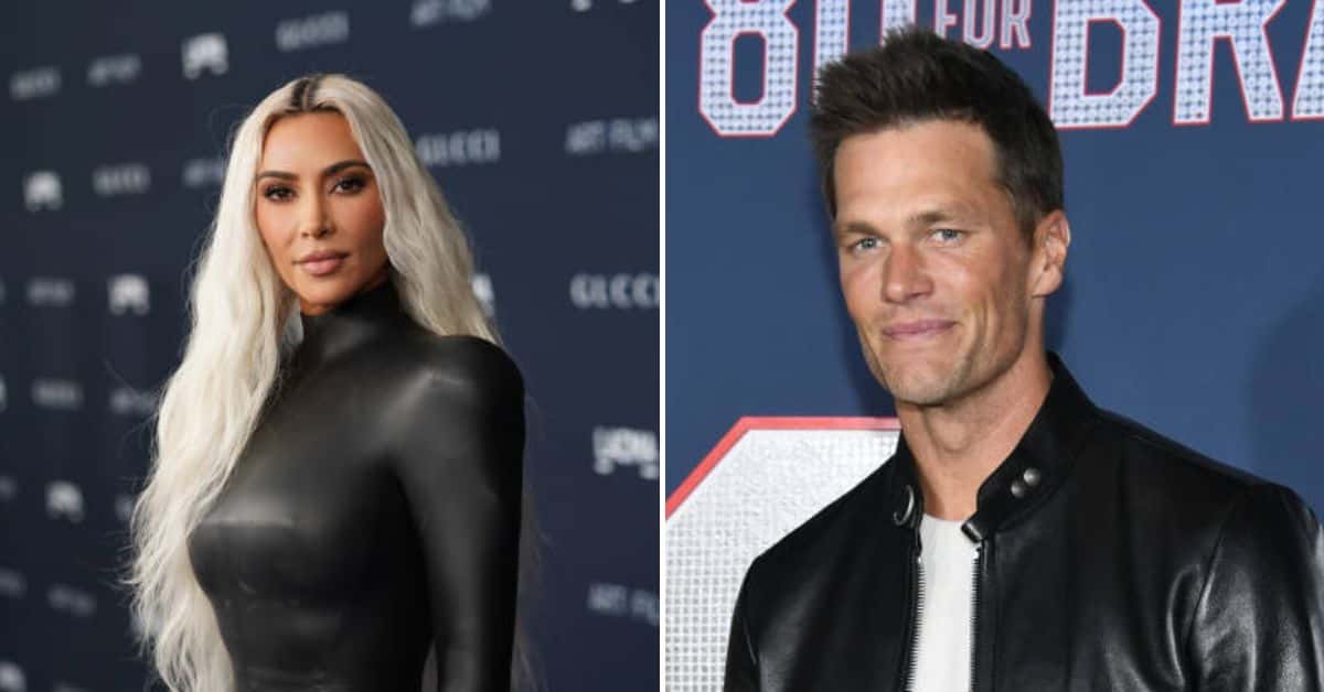 Kim Kardashian, Tom Brady (Presley Ann, Jon Kopaloff/Getty Images)