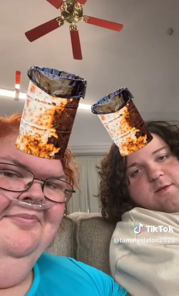 Tammy Slaton and Nicholas Winkyface Holmes took a new TikTok challenge (TikTok/@tammyslaton2020)