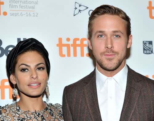 Actors Eva Mendes and Ryan Gosling attend 