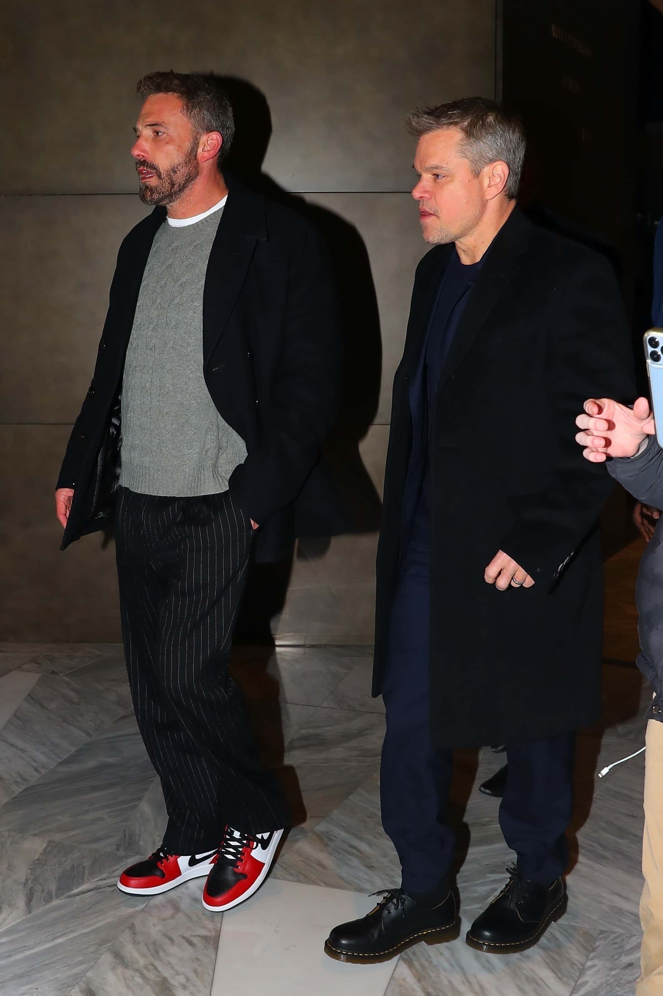 Ben Affleck and Matt Damon have once again joined forces to co-star in the basketball biopic 'Air' (Backgrid)