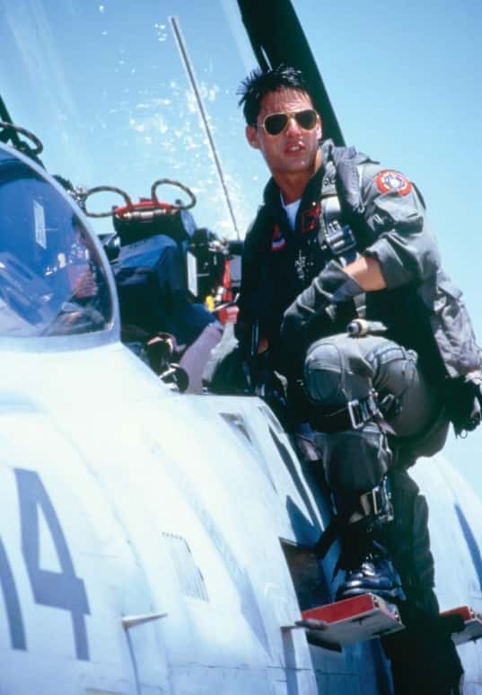 In Tony Scott’s mega-blockbuster, Cruise underlined the dangers faced by Navy fighter pilots by portraying reckless Navy jet pilot Lieutenant Pete “Maverick” Mitchell. (IMDb)