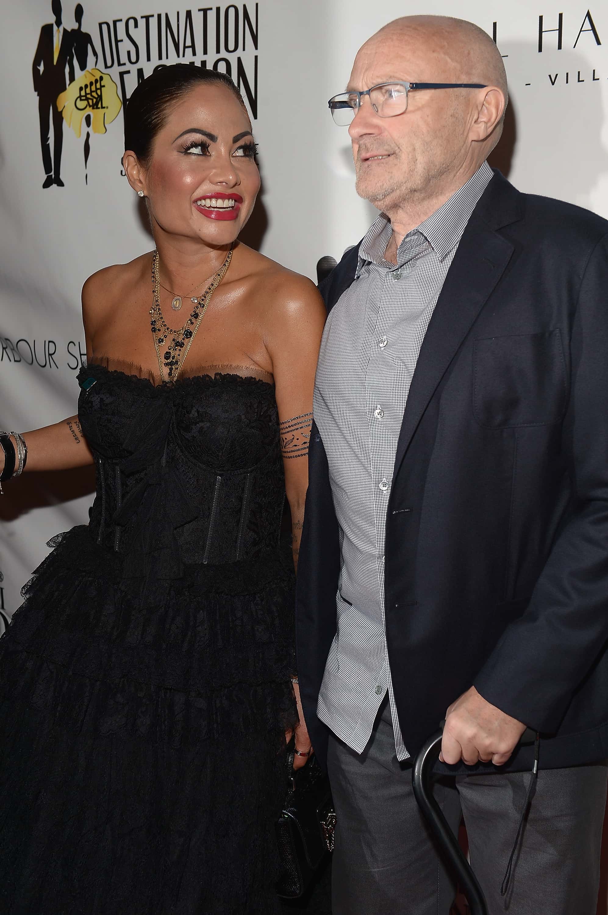 Orianne Cevey and Phil Collins attends Destination Fashion 2016 to benefit The Buoniconti Fund to Cure Paralysis, the fundraising arm of The Miami Project to Cure Paralysis at Bal Harbour Shops on March 5, 2016 in Miami, Florida.