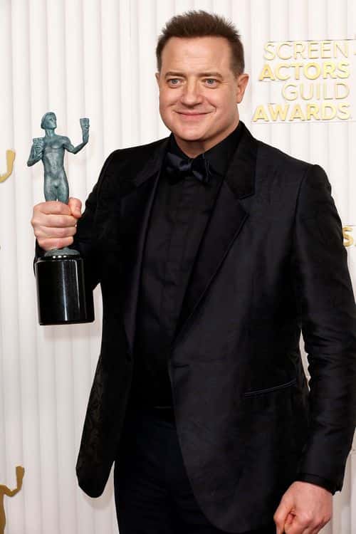 Brendan Fraser, recipient of the Male Actor in a Leading Role award for