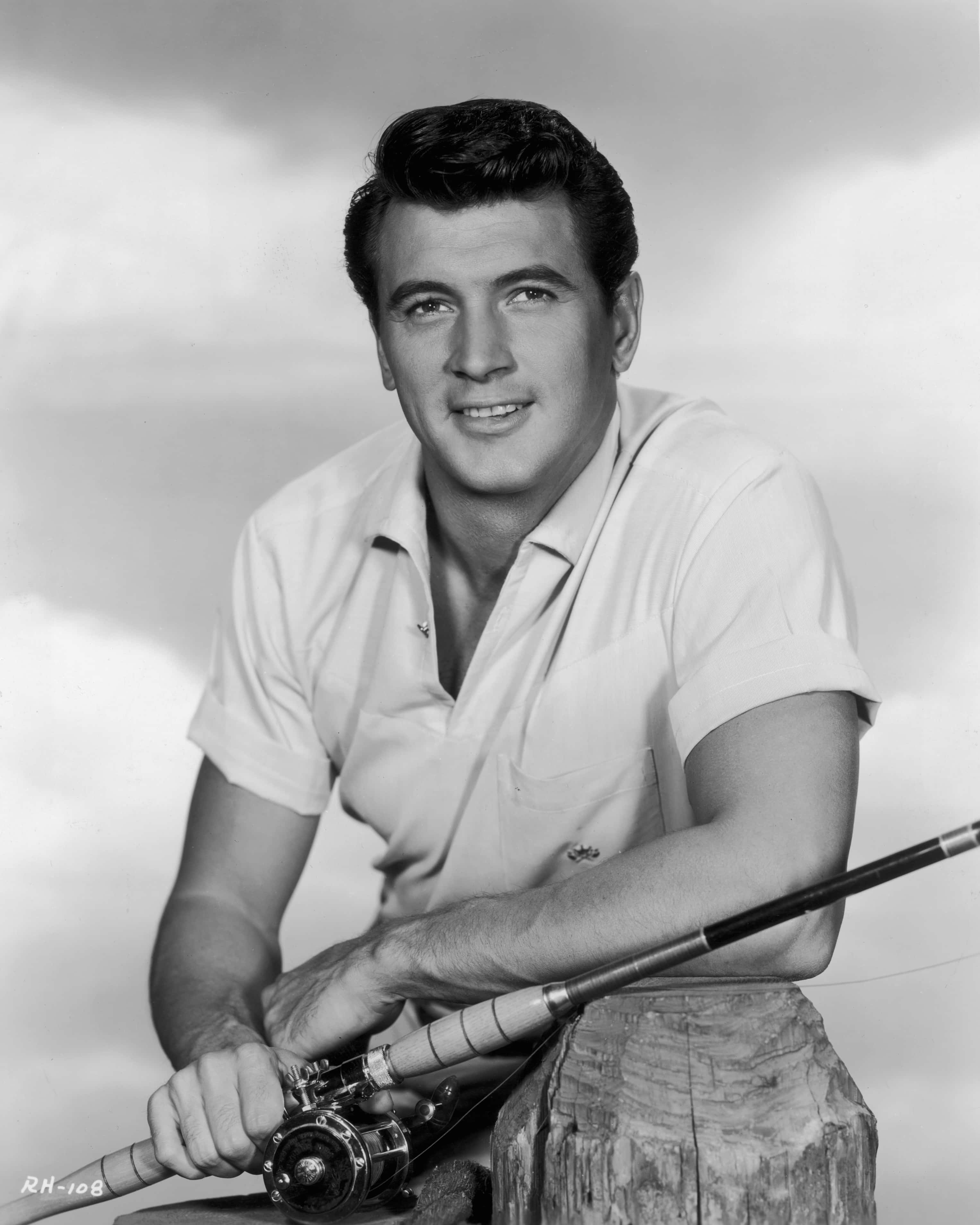 1956: American film star Rock Hudson (1925 - 1985). (Photo by Hulton Archive/Getty Images)