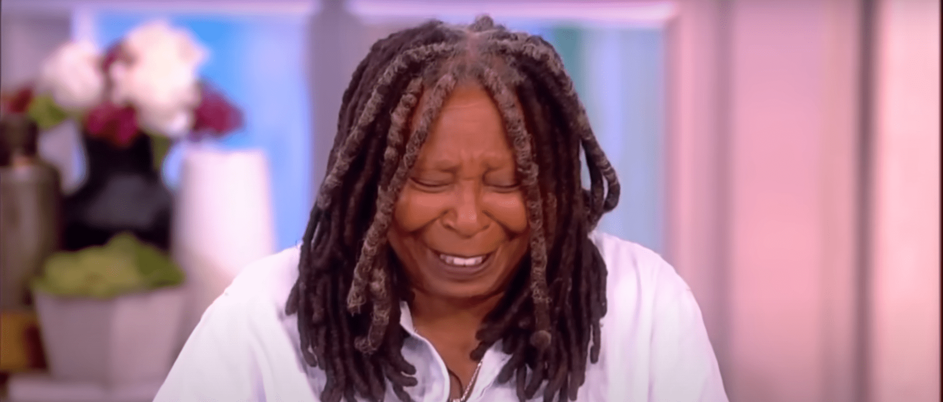 Whoopi Goldberg can't hold back her laugh as she struggles mid-segment (YouTube/TheView)