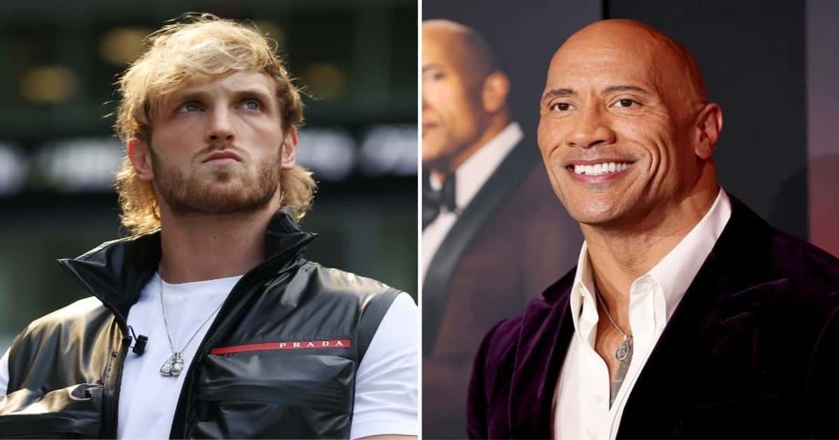 Logan Paul and The Rock have had been good friends earlier (Getty Images)