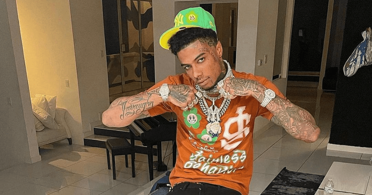 Blueface is tending to new injuries he sustained at the boxing gym (Instagram/bluefasebabyy)