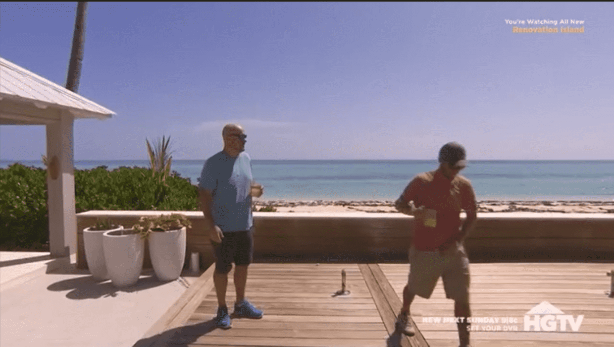 Bryan Baeumler and Adam Weir in 'Renovation Island' Season 4 (HGTV)