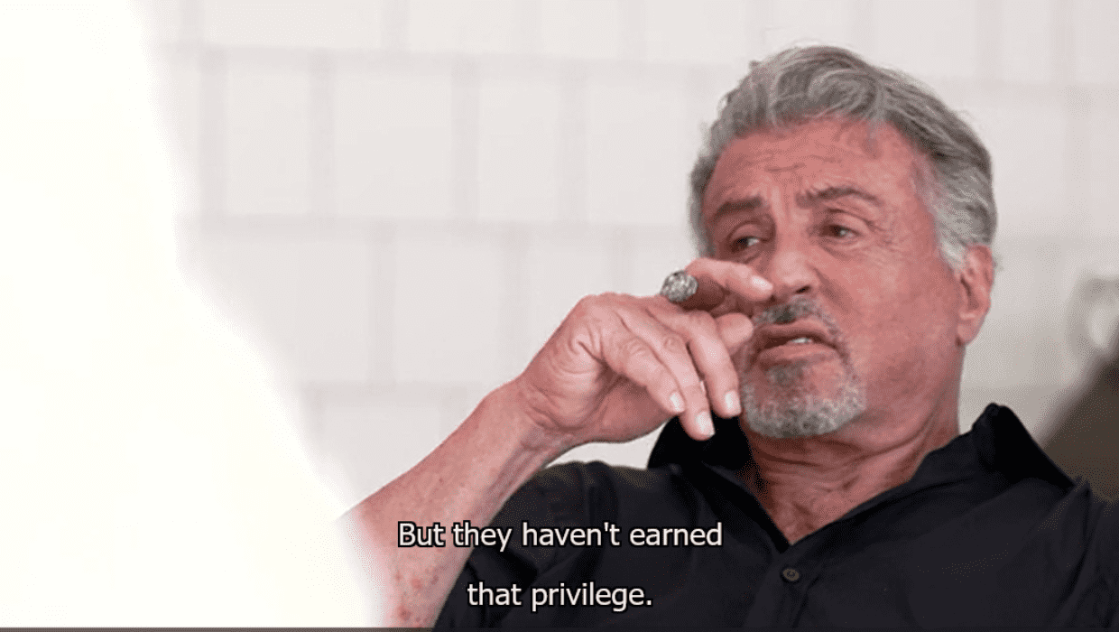 Sylvester Stallone in 'The Family Stallone' episode 1 (Paramount+)