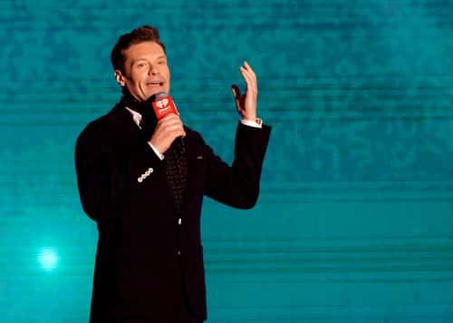 Ryan Seacrest speaks onstage during iHeartRadio 102.7 KIIS FM's Jingle Ball 2022 Presented by Capital One at The Kia Forum on December 02, 2022 in Inglewood, California.