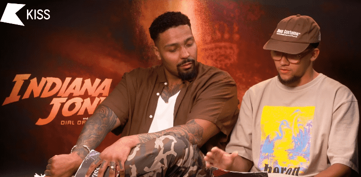 Ford and his co-star Phoebe Waller-Bridge were interviewed by a group of young journalists (kissfmuk/YouTube)