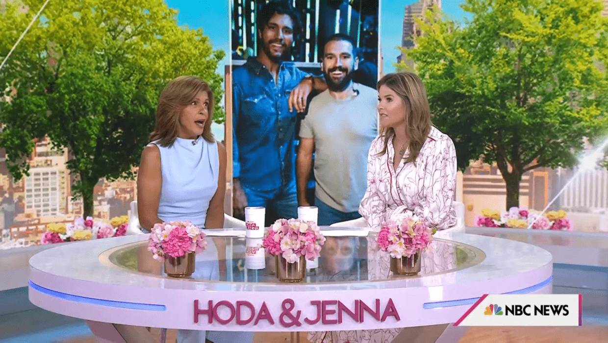 'Today with Hoda and Jenna' host Hoda Kotb and Jenna Bush Hager shared a frank conversation with Dan Smyers and Shay Mooney (@hodaandjenna/YouTube)