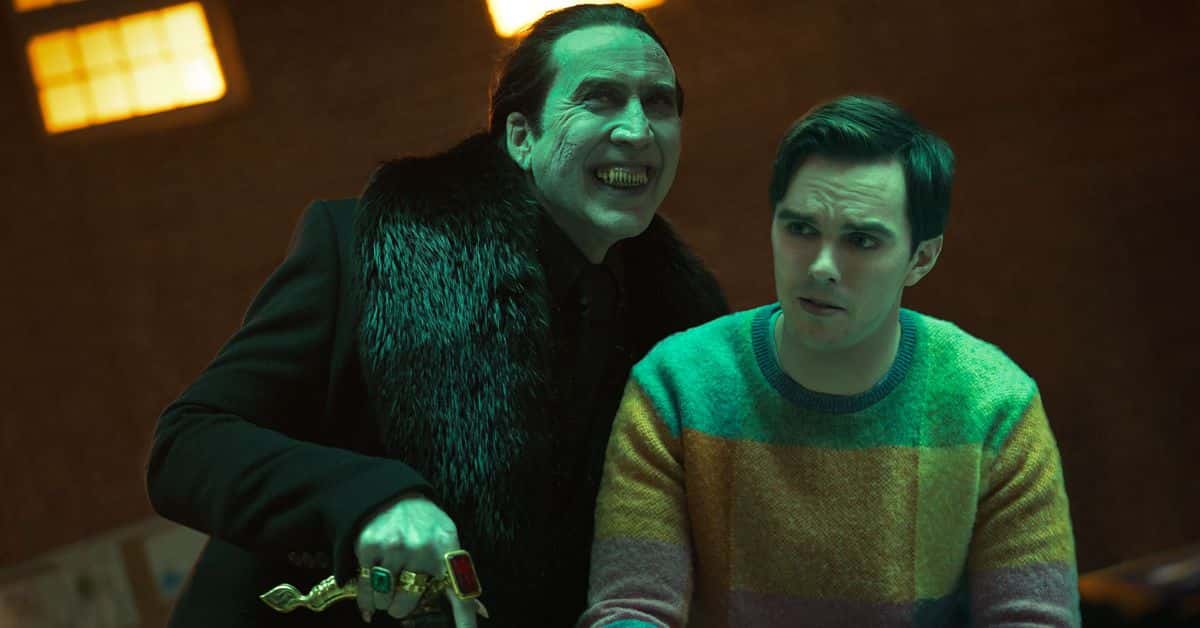 Nicolas Cage and Nicholas Hoult in 'Renfield' (Universal Pictures)